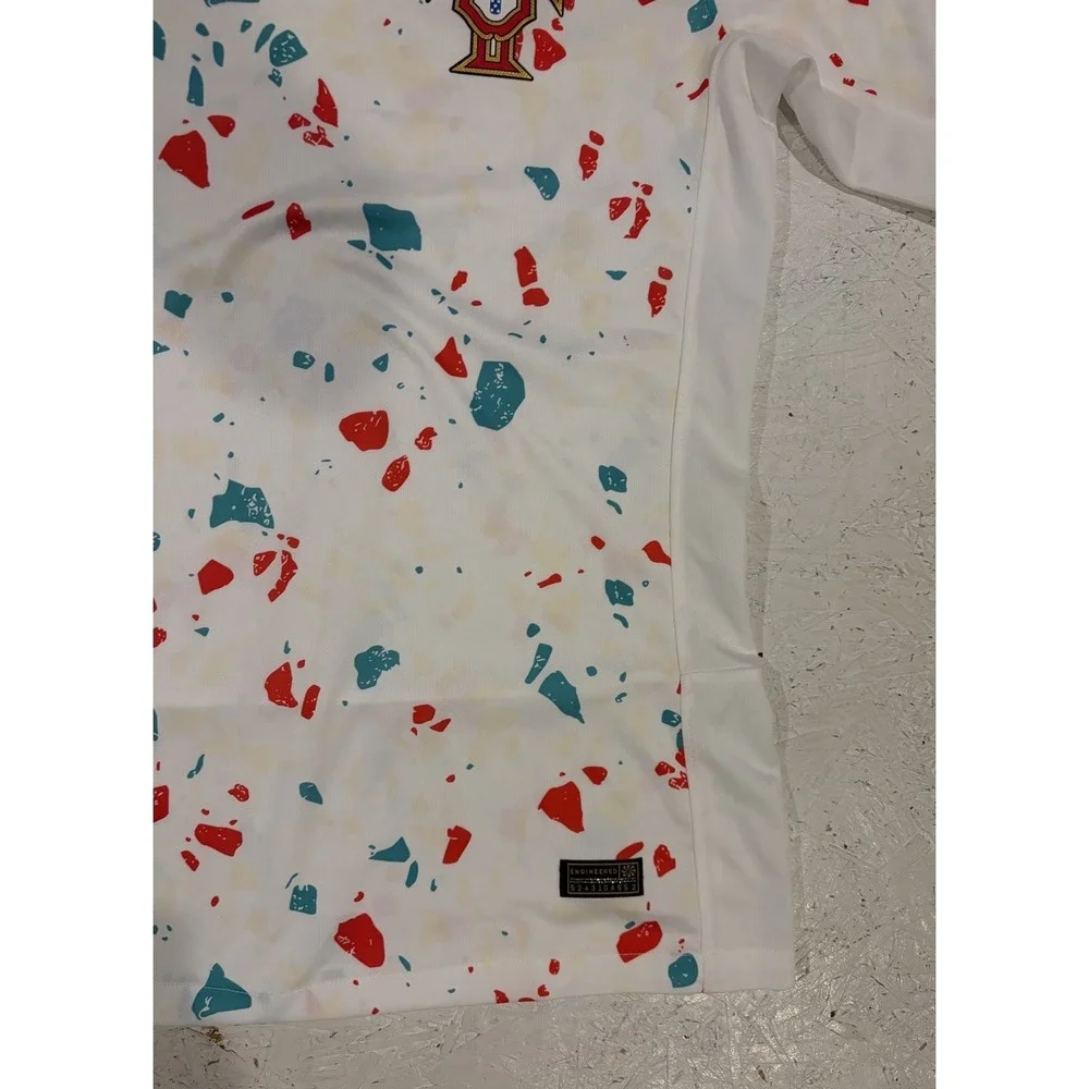 Nike Portugal 2023 Stadium Away Women's M White With Splatter Sample Rare